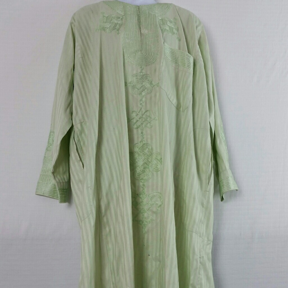 Ethnic African attire light green